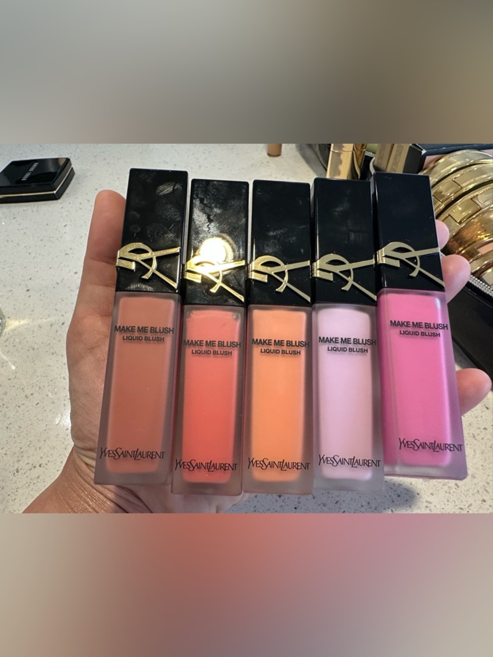 YSL Liquid Blush - 37, 57, 66, 69 and 74